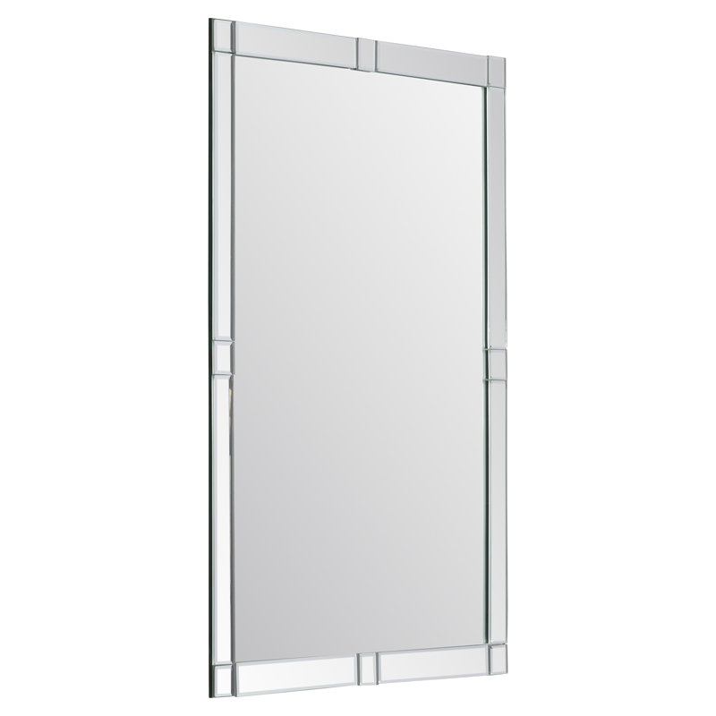 Wade Logan Frameless Wall Mirror & Reviews Wayfair